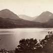 Page 5v/1.  General view, insc: (underneath) 'Arrochar Mountains from Eastern shore of Loch Lomond'.
PHOTOGRAPH ALBUM NO.109: G.M.SIMPSON OF AUSTRALIA'S ALBUM