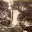 Page 5v/3.  General view, insc: (underneath) 'Inversnaid Waterfalls'.
PHOTOGRAPH ALBUM NO.109: G.M.SIMPSON OF AUSTRALIA'S ALBUM