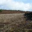 Excavation photograph, Extension of stripped area to the W at WTB26, pre-excavation, Griffin Wind Farm, Perth and Kinross