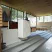 Kildrum Parish Church.  View of sanctuary, showing pulpit.