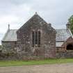 Careston Parish Church.  North elevation from north.