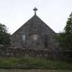 Careston Parish Church.  View of east elevation from east.