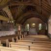 Careston Parish Church.  View of nave looking towards chancel.