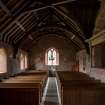 Careston Parish Church.  View of nave. from east