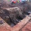 Excavation photograph, Working shot of machine strip, 396-410 Gorgie Road, Edinburgh