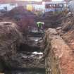 Excavation photograph, Working shot of machine strip, 396-410 Gorgie Road, Edinburgh