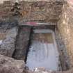 Excavation photograph, Trough 017, 396-410 Gorgie Road, Edinburgh