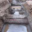 Excavation photograph, Troughs 017, 014, and 011, 396-410 Gorgie Road, Edinburgh