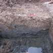 Excavation photograph, Section within L shaped concrete foundation 038, 396-410 Gorgie Road, Edinburgh