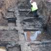 Excavation photograph, Working shots of troughs in Area A, 396-410 Gorgie Road, Edinburgh