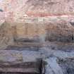 Excavation photograph, W facing section at the N end of Section A, 396-410 Gorgie Road, Edinburgh