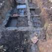 Excavation photograph, General view of troughs, 396-410 Gorgie Road, Edinburgh