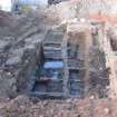 Excavation photograph, General view of troughs, 396-410 Gorgie Road, Edinburgh