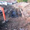 Excavation photograph, General view of troughs, 396-410 Gorgie Road, Edinburgh