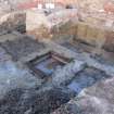 Excavation photograph, View of troughs to N end of Area A, 396-410 Gorgie Road, Edinburgh