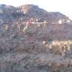 Excavation photograph, Western LOE showing overburden depth, 396-410 Gorgie Road, Edinburgh