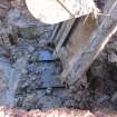 Excavation photograph, Working shots of  trough removal, 396-410 Gorgie Road, Edinburgh