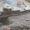 Excavation photograph, Trench wall, 396-410 Gorgie Road, Edinburgh