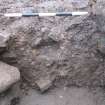 Excavation photograph, Trench sides, 396-410 Gorgie Road, Edinburgh