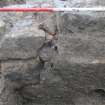 Excavation photograph, Trench sides, 396-410 Gorgie Road, Edinburgh