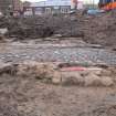 Excavation photograph, Paving, 396-410 Gorgie Road, Edinburgh