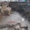 Excavation photograph, Paving, 396-410 Gorgie Road, Edinburgh