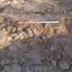 Excavation photograph, Lower Wall, 396-410 Gorgie Road, Edinburgh