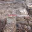 Excavation photograph, Lower Wall, 396-410 Gorgie Road, Edinburgh