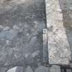 Excavation photograph, Paved surface, 396-410 Gorgie Road, Edinburgh