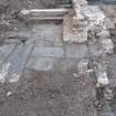 Excavation photograph, Stone slabs, 396-410 Gorgie Road, Edinburgh