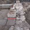 Excavation photograph, Paved surface, 396-410 Gorgie Road, Edinburgh