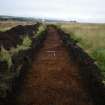 Evaluation photograph, Post-excavation shot Trench 2, Ness Gap, Fortrose, Highland