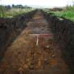 Evaluation photograph, Post-excavation shot Trench 7, Ness Gap, Fortrose, Highland