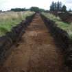 Evaluation photograph, Post-excavation shot Trench 18, Ness Gap, Fortrose, Highland