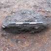 Monitored Soil Strip photograph, Pit [130] South facing section, Ness Gap, Fortrose, Highland