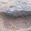 Monitored Soil Strip photograph, Pit [156] North facing section, Ness Gap, Fortrose, Highland