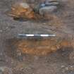 Monitored Soil Strip photograph, West facing section of pit [184], Ness Gap, Fortrose, Highland