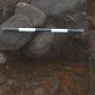 Monitored Soil Strip photograph, NE facing section of pit [182], Ness Gap, Fortrose, Highland