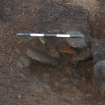 Monitored Soil Strip photograph, SW facing section of pit [182], Ness Gap, Fortrose, Highland