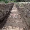 Evaluation photograph, Walled Garden, TR005 post-excavation, Taken from E,  Southannan, Fairlie, North Ayrshire