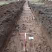 Evaluation photograph, Walled Garden, TR006 post-excavation, Taken from E,  Southannan, Fairlie, North Ayrshire