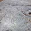 Digital photograph of close ups of motifs, Scotland's Rock Art Project, Castleton 12, Stirling