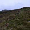 Walkover Survey photograph, Turf and stone bank (92f), Cambusmore Estate, Dornoch, Highland