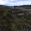 Walkover Survey photograph, Stone and turf structure (64e), Cambusmore Estate, Dornoch, Highland