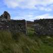 Walkover Survey photograph, Stone structure (65a), showing doorway, Cambusmore Estate, Dornoch, Highland