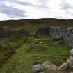 Walkover Survey photograph, Stone structure (65a), showing interior, Cambusmore Estate, Dornoch, Highland