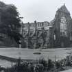 General view of Holyrood Abbey, Chapel Royal, from the SE