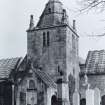 Corstorphine Parish Church, Edinburgh, view from W showing  Tower and Porch ( built 1436)