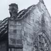 Corstorphine Parish Church, Edinburgh, view of sundial on buttress of South Transept