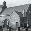 General view of Kirkliston Church showing the Norman building.